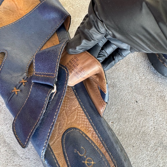 Born Women’s Navy Sandals - Picture 5 of 8